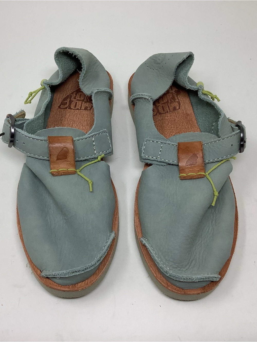 Satorisan Blue Teal Benirras Leather Shoes